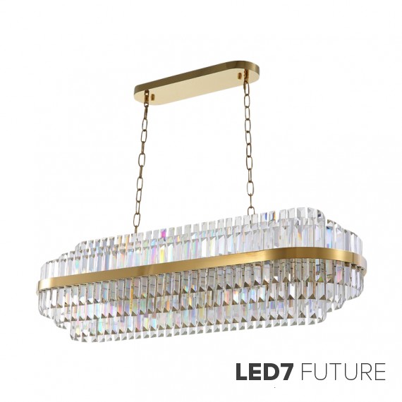 Ritz - Odeon 19 Rectangular Chandelier